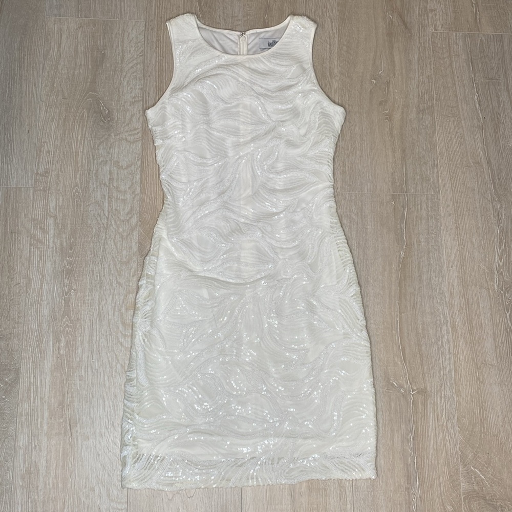 BELLE by Badgley Mischka Sequin Sheath Dress
